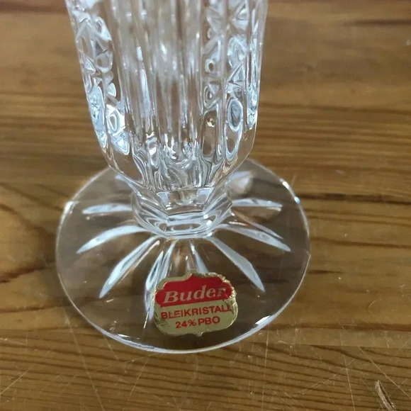 Vtg West Germany Crystal Vase - Picture 3 of 7